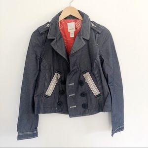 Diesel Military Style Denim Jacket